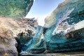 جاذبه های گردشگری اروپا ، غار یخ های کریستالی ، ایسلند