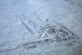 تصویری جالب از فرودگاه یخ زده دنور امریکا
